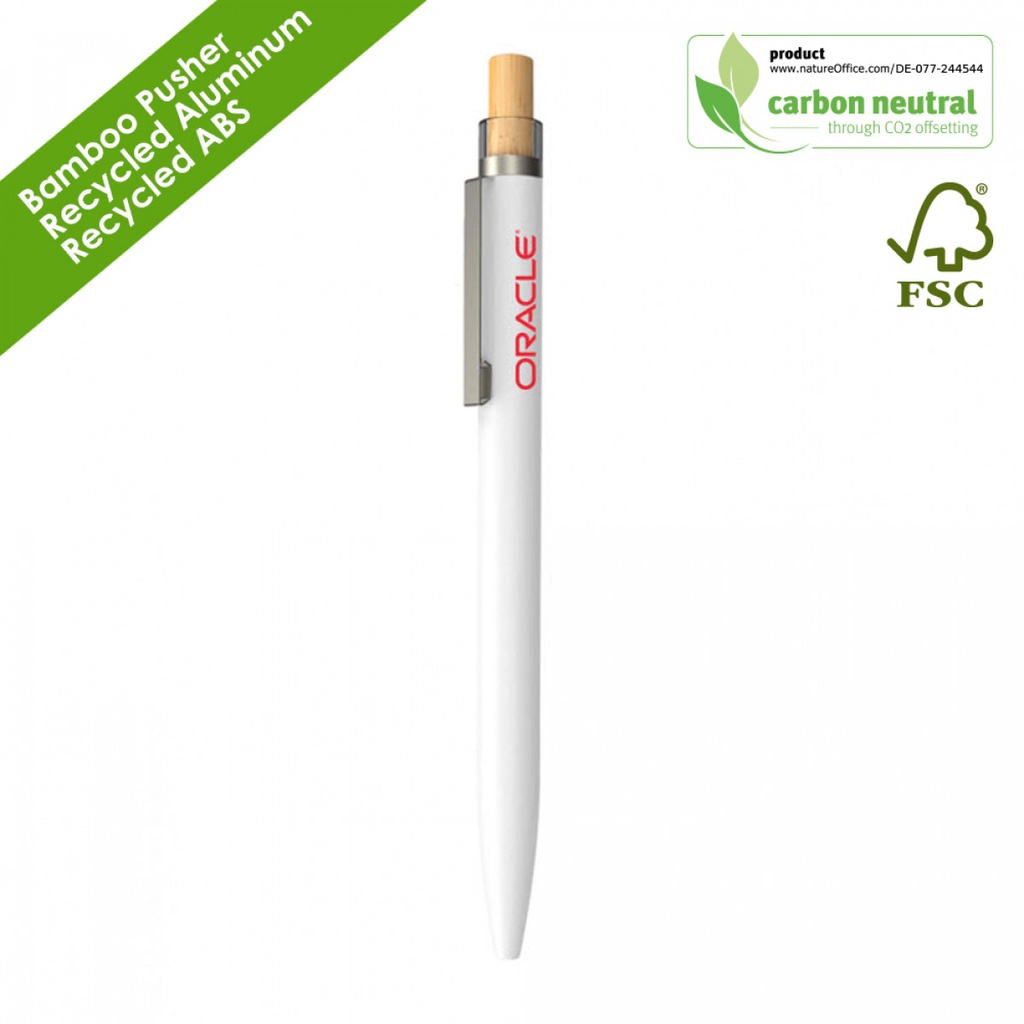 BAAM Recycled Aluminum Ballpen White Matt